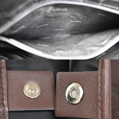 Loewe Anagram Shoulder Bag Leather, BROWN, LEATHER, Shoulder bag