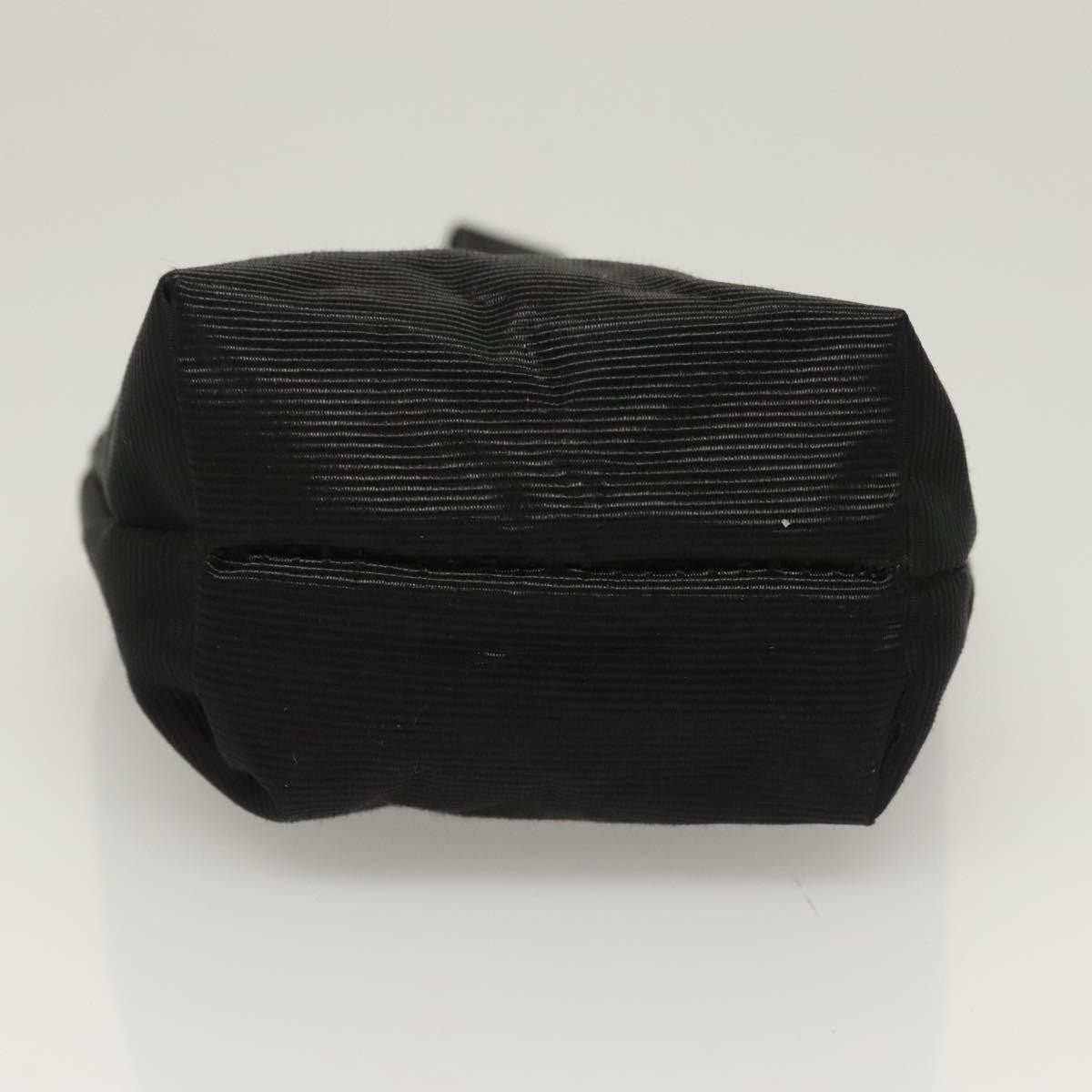 Celine Circle Logo Pouch Nylon, BLACK, NYLON, Clutche & pouche