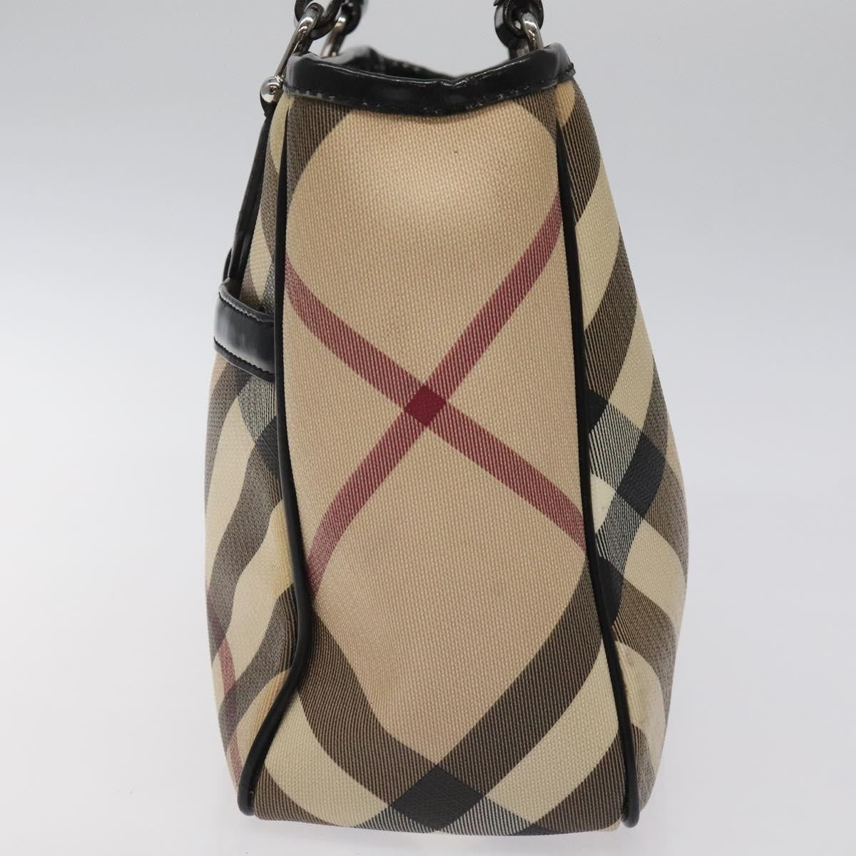 Burberry Nova Check Handbag Nova Check Canvas, BEIGE, CANVAS, Handbag