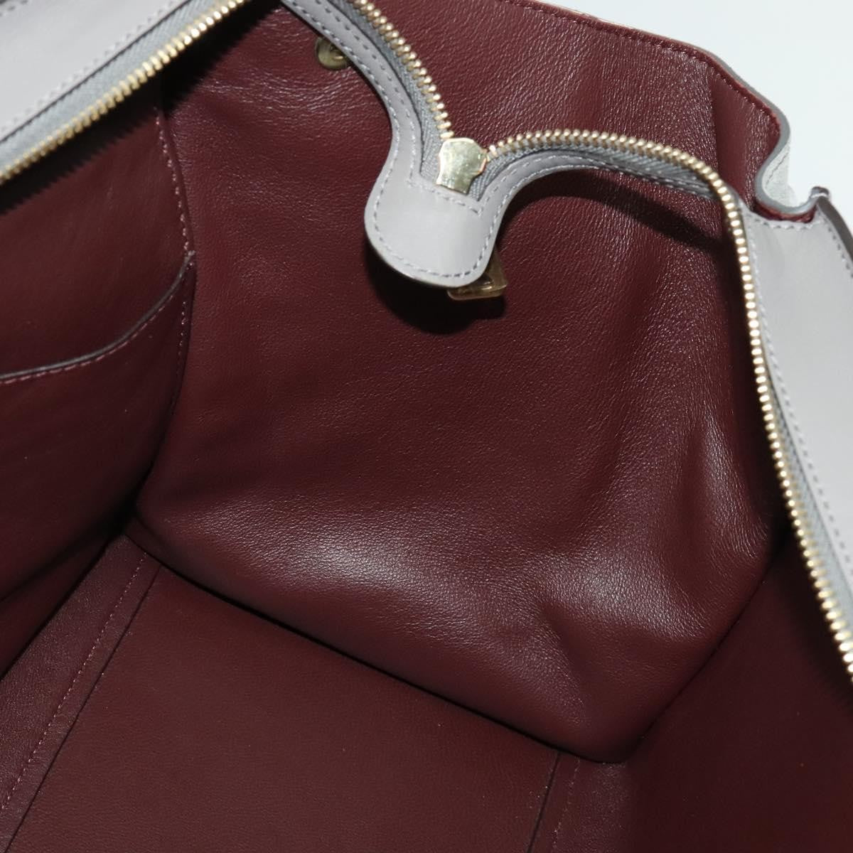 Celine Trapeze Bag Suede, GRAY, SUEDE, Handbag