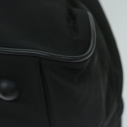 Prada Vintage Zip Handbag Tessuto, BLACK, NYLON, Handbag