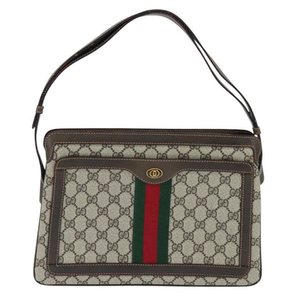 Gucci Ophidia Zip Shoulder Bag GG Coated Canvas, BEIGE, CANVAS, Shoulder bag
