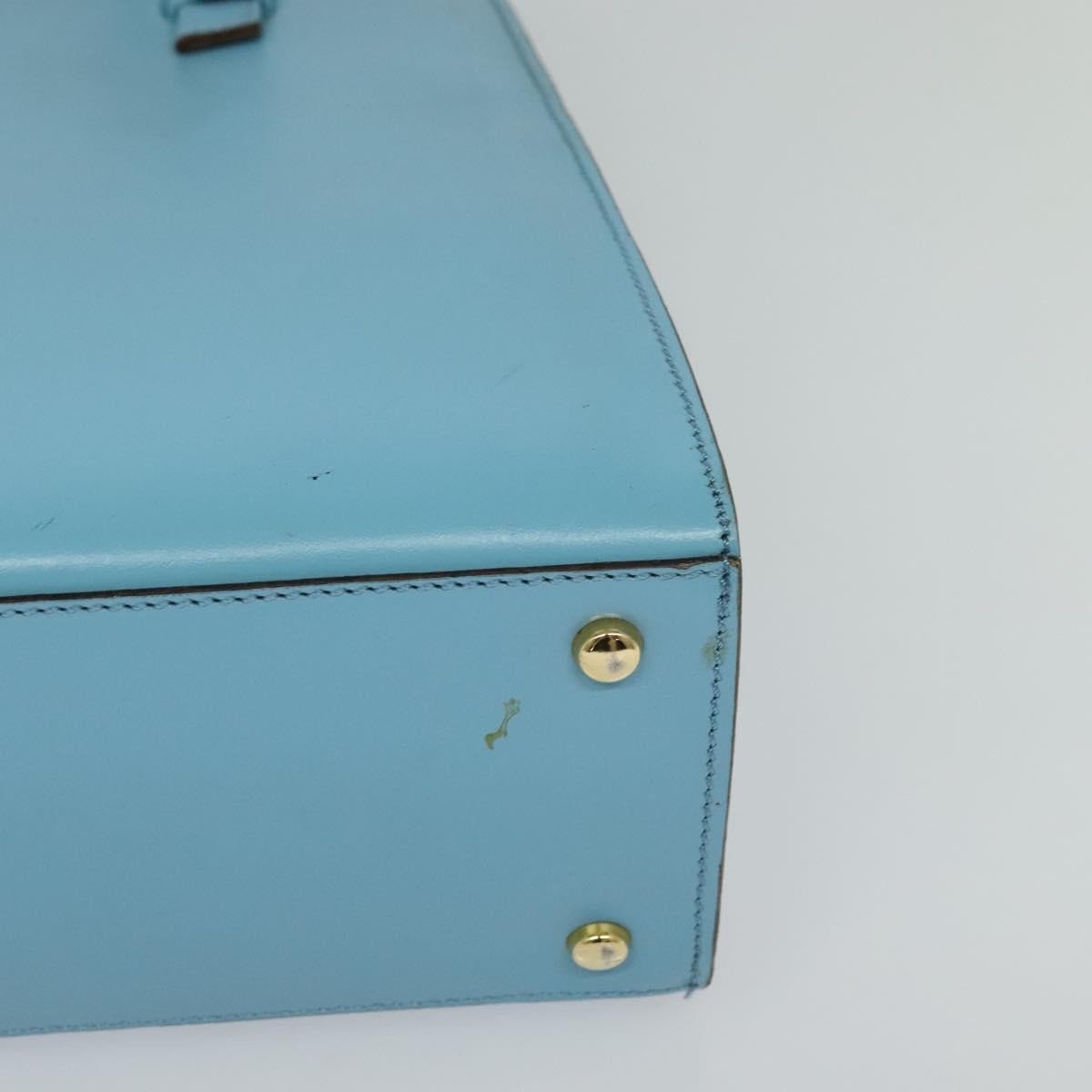 Celine Handbag Leather, BLUE, LEATHER, Handbag