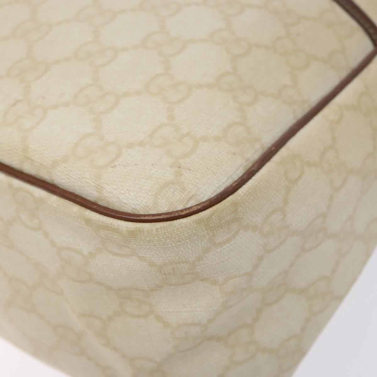 Gucci GG supreme handbag GG canvas, WHITE, PVC, Handbag