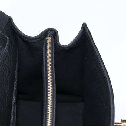 Saint Laurent Muse Two Bag Leather, BLACK, LEATHER, Handbag