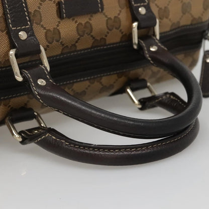 Gucci Joy Boston Bag GG Imprime, BEIGE, CANVAS, Travel bag