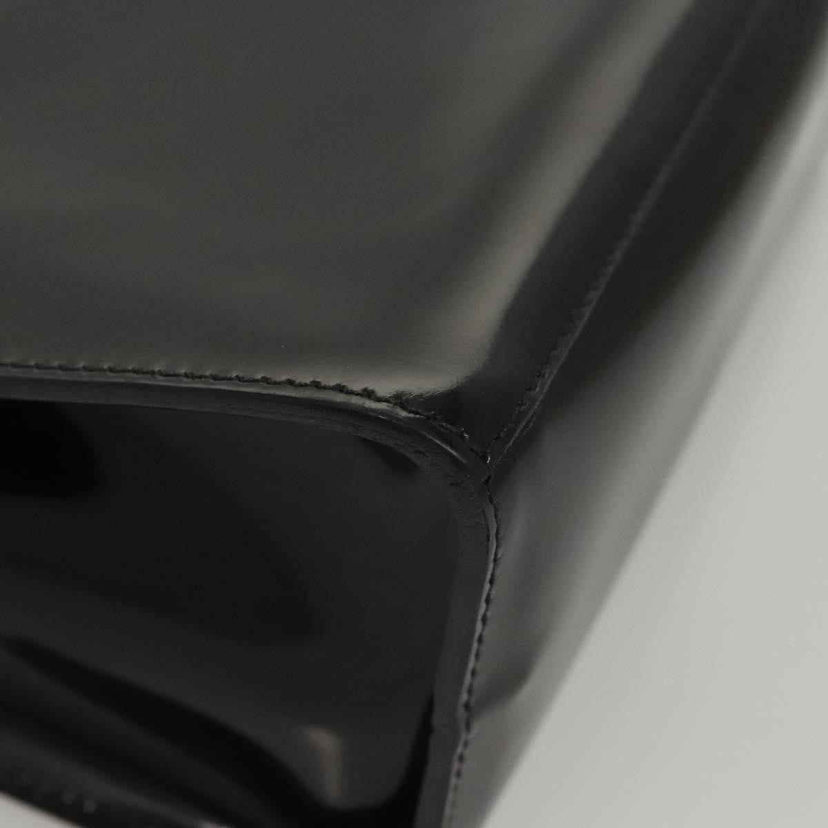 Salvatore Ferragamo Shopper Tote Patent Leather, BLACK, PATENT_LEATHER, Tote bag