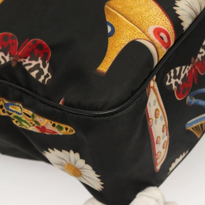 Salvatore Ferragamo Vintage Tote bag Canvas, BLACK, CANVAS, Tote bag