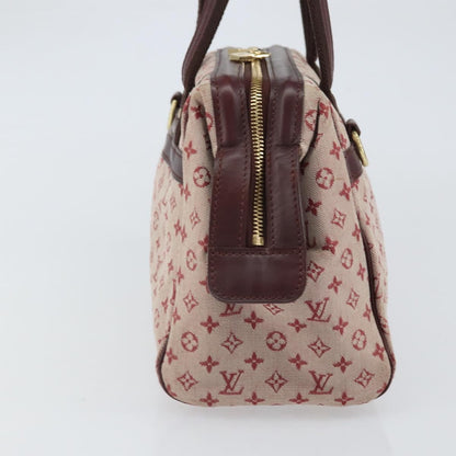 Louis Vuitton Josephine Handbag Mini Lin, RED, CANVAS, Handbag