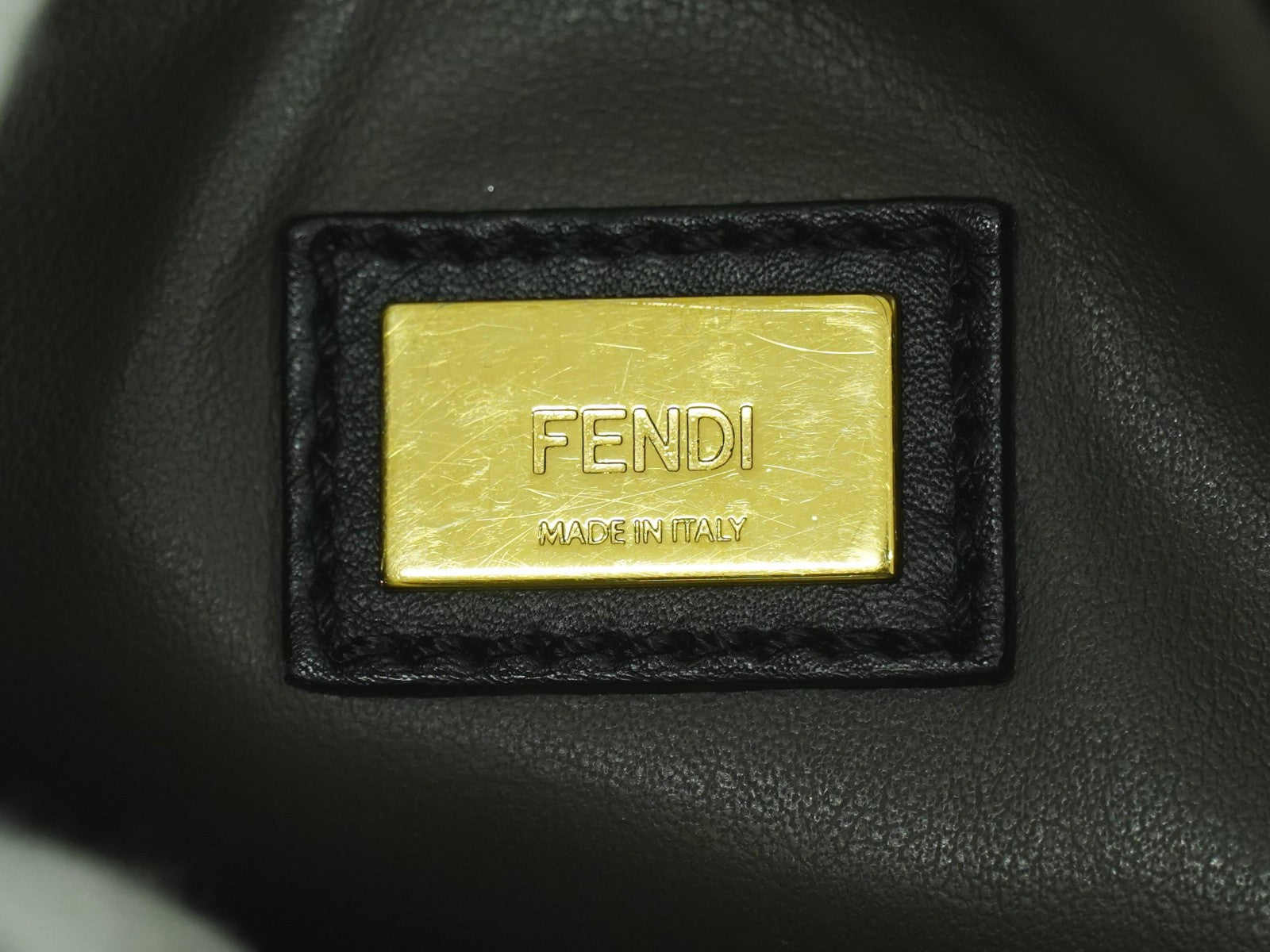 Fendi 2Jours Bag Leather, BLACK, LEATHER, Handbag