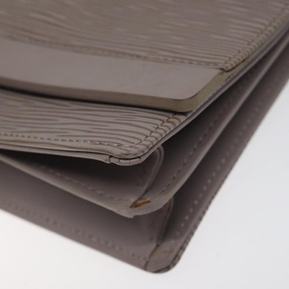 Louis Vuitton Biarritz Shoulder Bag Epi Leather, GRAY, LEATHER, Shoulder bag