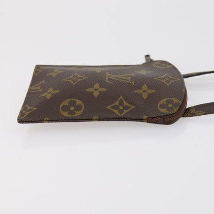 Louis Vuitton Pochette Secret Monogram canvas, BROWN, CANVAS, Clutche & pouche