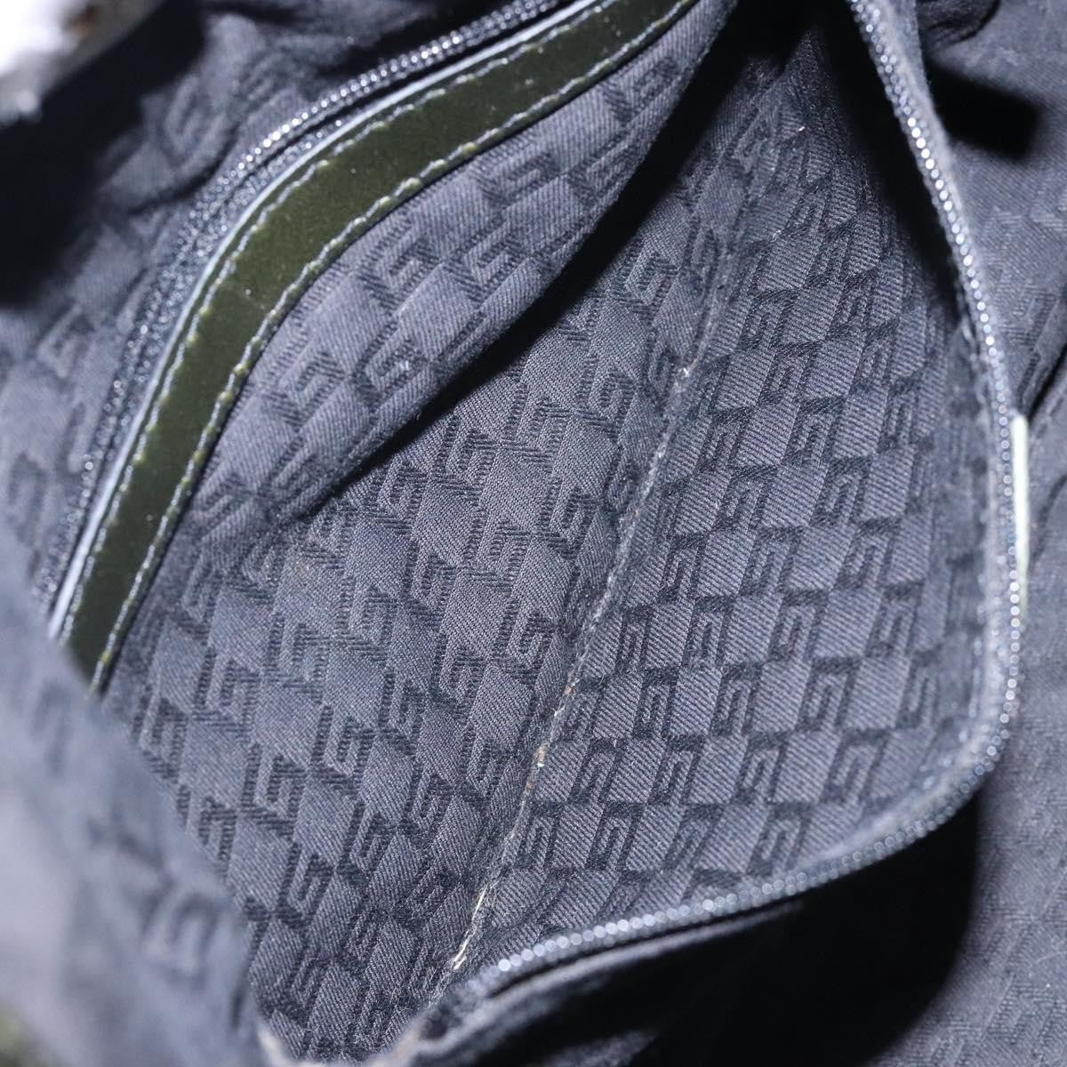 Gucci Vintage Handbag Leather, KHAKI, LEATHER, Handbag