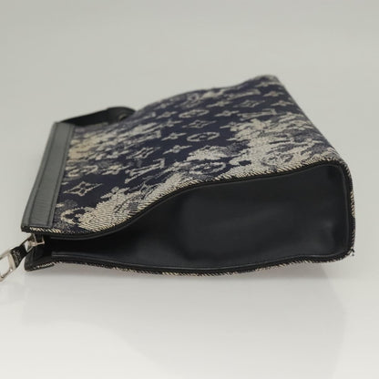 Louis Vuitton Pochette Voyage Monogram Tapestry Canvas, NAVY, CANVAS, Clutche & pouche