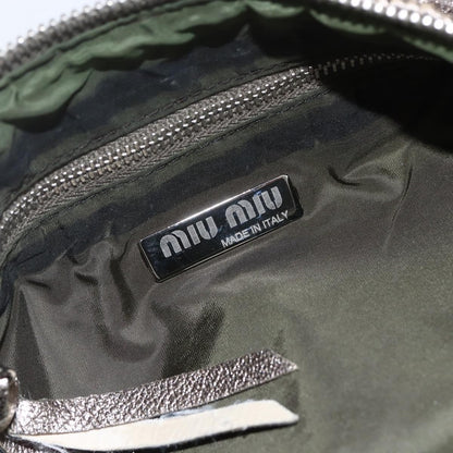 Miu Miu Shoulder Bag Leather, GOLD, LEATHER, Shoulder bag