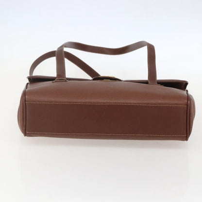 Gucci Vintage tote Leather, BROWN, LEATHER, Tote bag