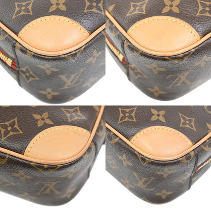 Louis Vuitton Deauville Handbag Monogram Canvas, BROWN, CANVAS, Handbag