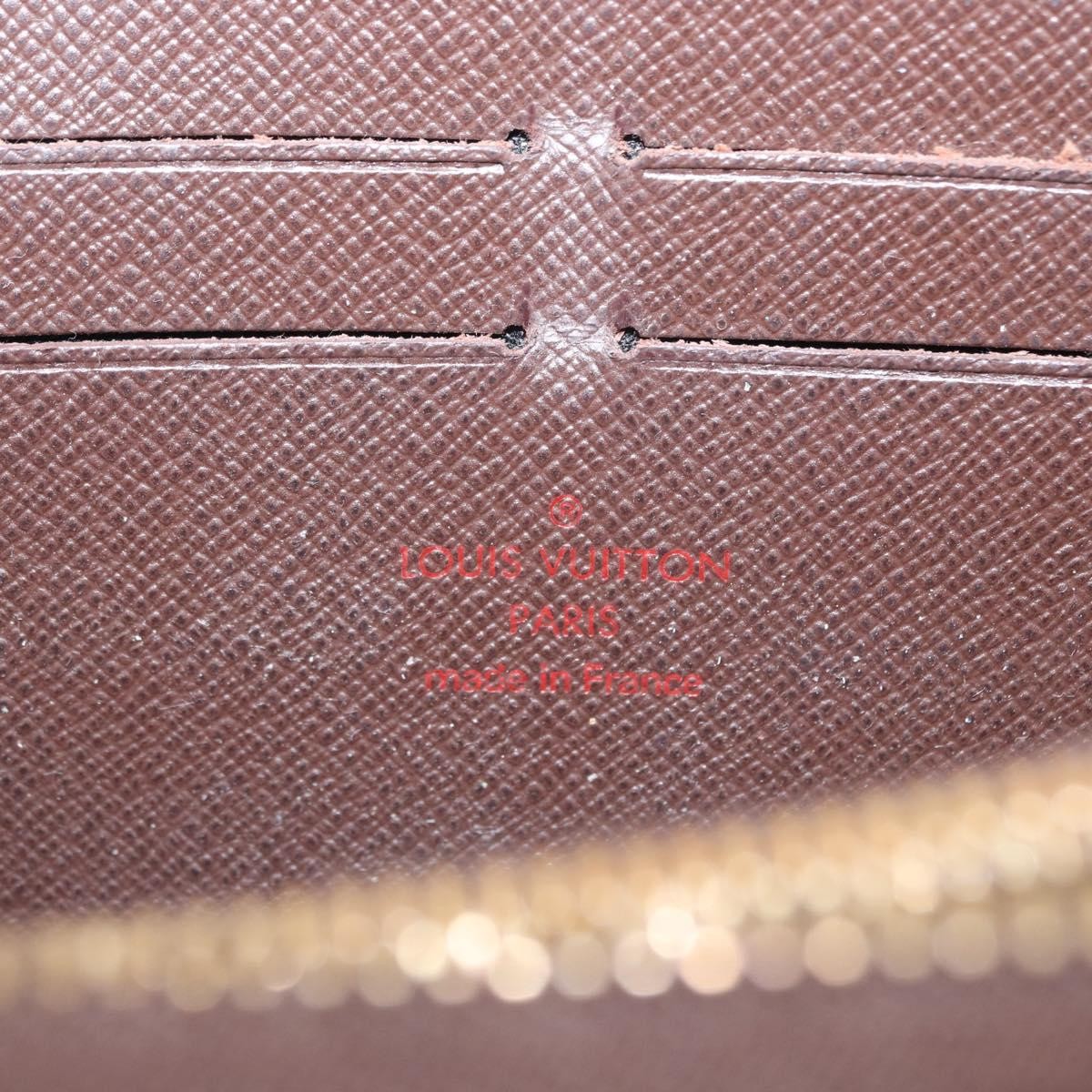 Louis Vuitton Zippy Wallet NM Damier, BROWN, CANVAS, Wallets