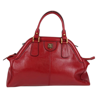 Gucci Rebelle leather red leather, RED, LEATHER, Handbag