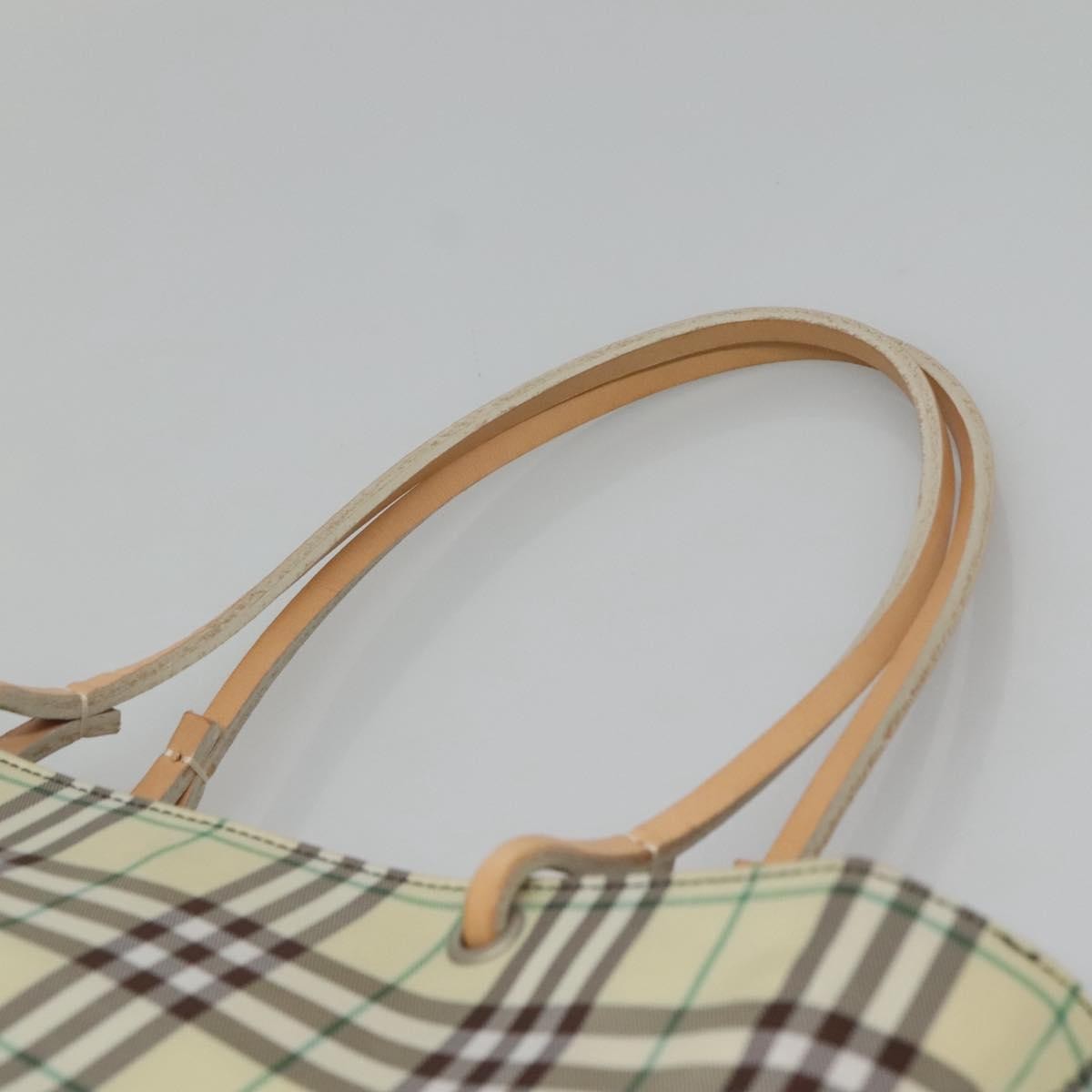 Burberry Nova Handbag Check Pattern, GREEN, NYLON, Handbag
