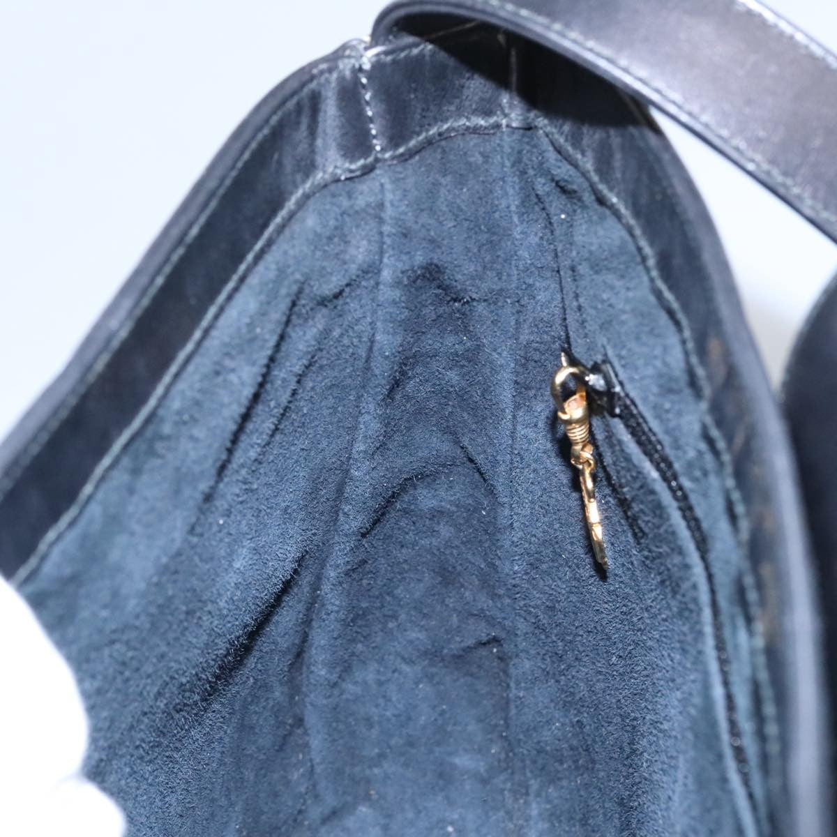 Gucci Vintage Shoulder Bag Leather, BLACK, LEATHER, Shoulder bag