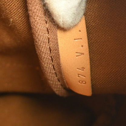 Louis Vuitton Saumur Handbag Monogram Canvas, BROWN, CANVAS, Shoulder bag