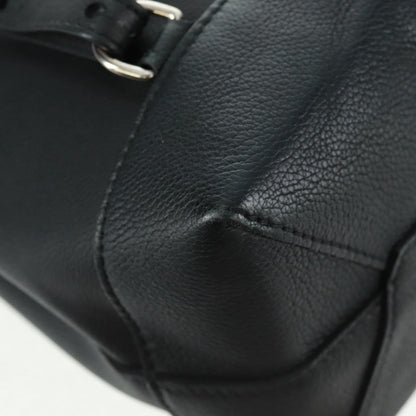 Louis Vuitton Lockme Backpack Leather, BLACK, LEATHER, Backpack
