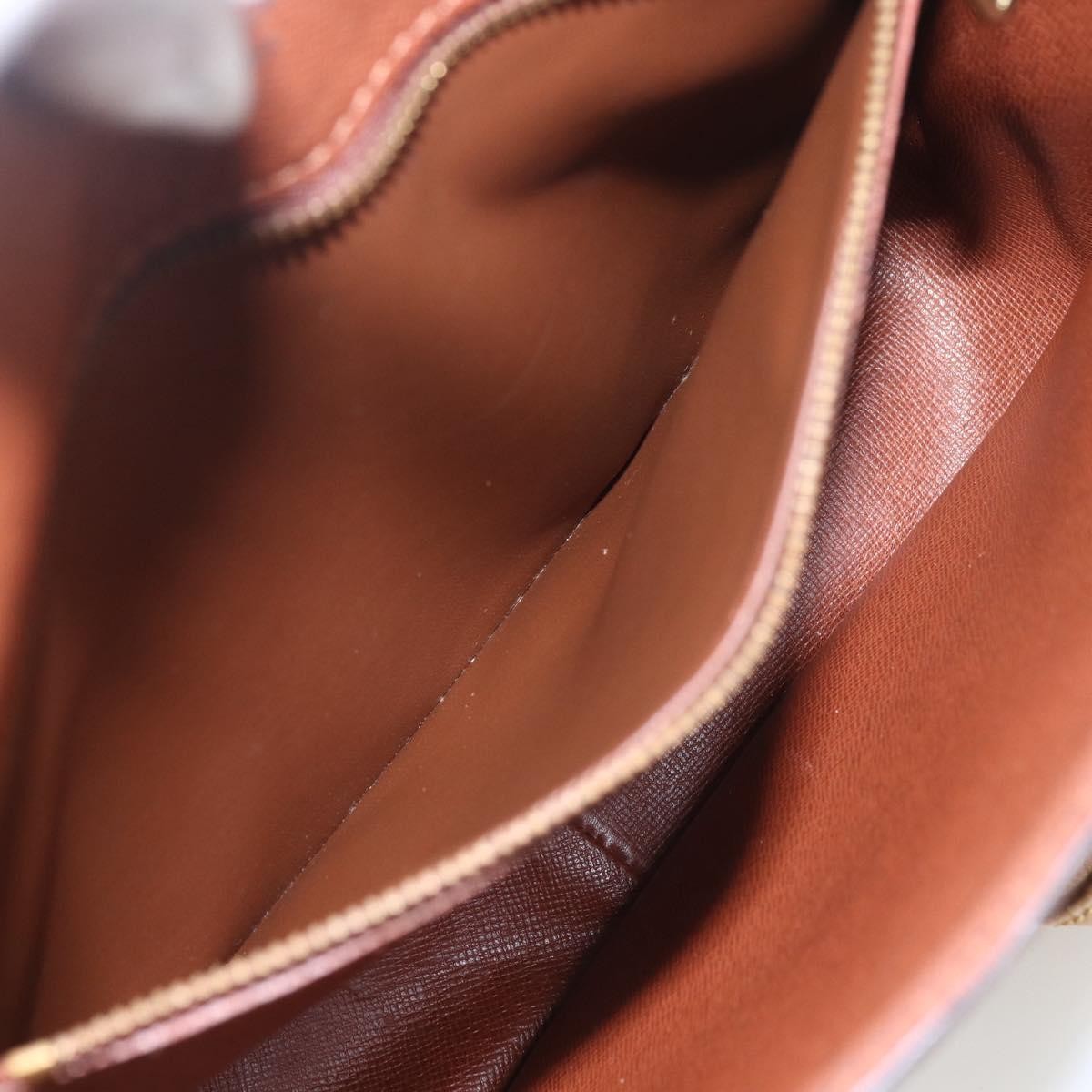 Louis Vuitton Saint Cloud Handbag Monogram Canvas, BROWN, CANVAS, Shoulder bag