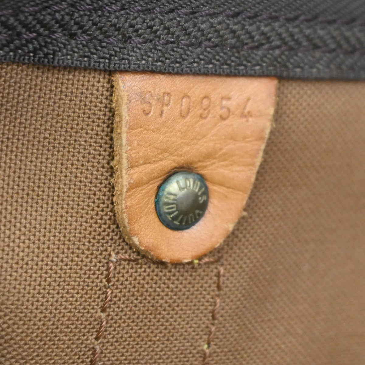 Louis Vuitton Keepall Bag Monogram Canvas, BROWN, LEATHER, Travel bag