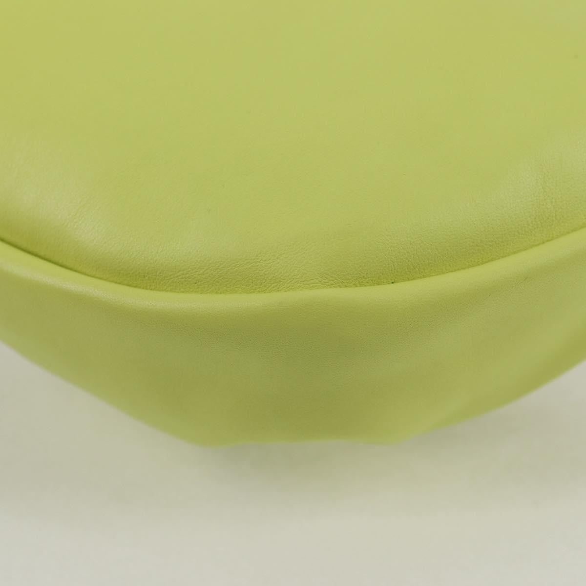 Bottega Veneta The Chain Pouch Leather, GREEN, LEATHER, Clutche & pouche