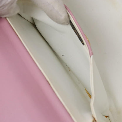 Fendi Classic Box Bag Leather, PINK, LEATHER, Handbag