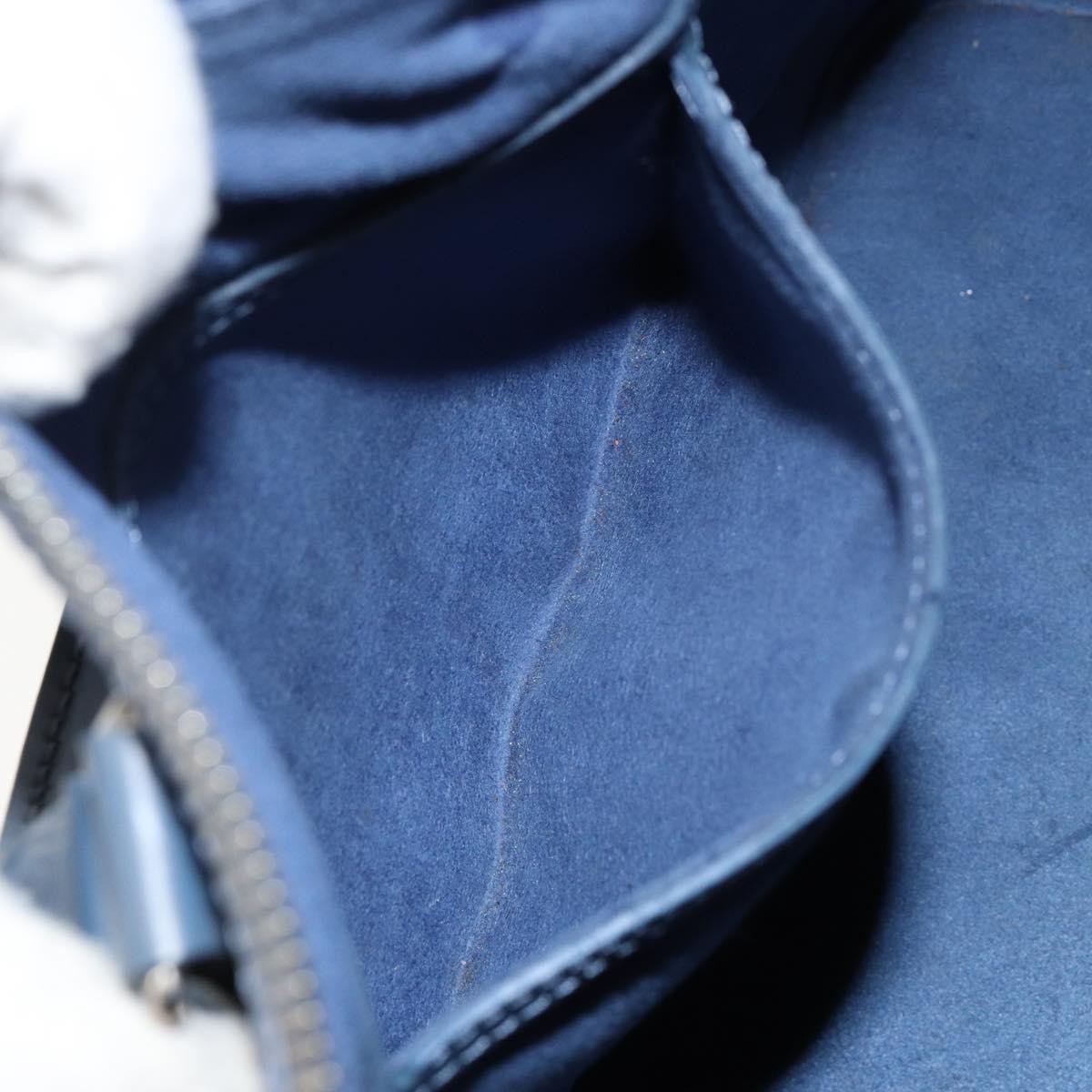 Louis Vuitton Alma Handbag Epi Leather, NAVY, LEATHER, Handbag