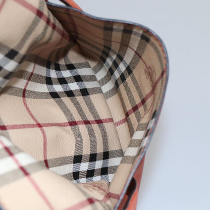 Burberry Canterbury Panels Tote Haymarket Coated Canvas and Leather, BEIGE, CANVAS, Tote bag