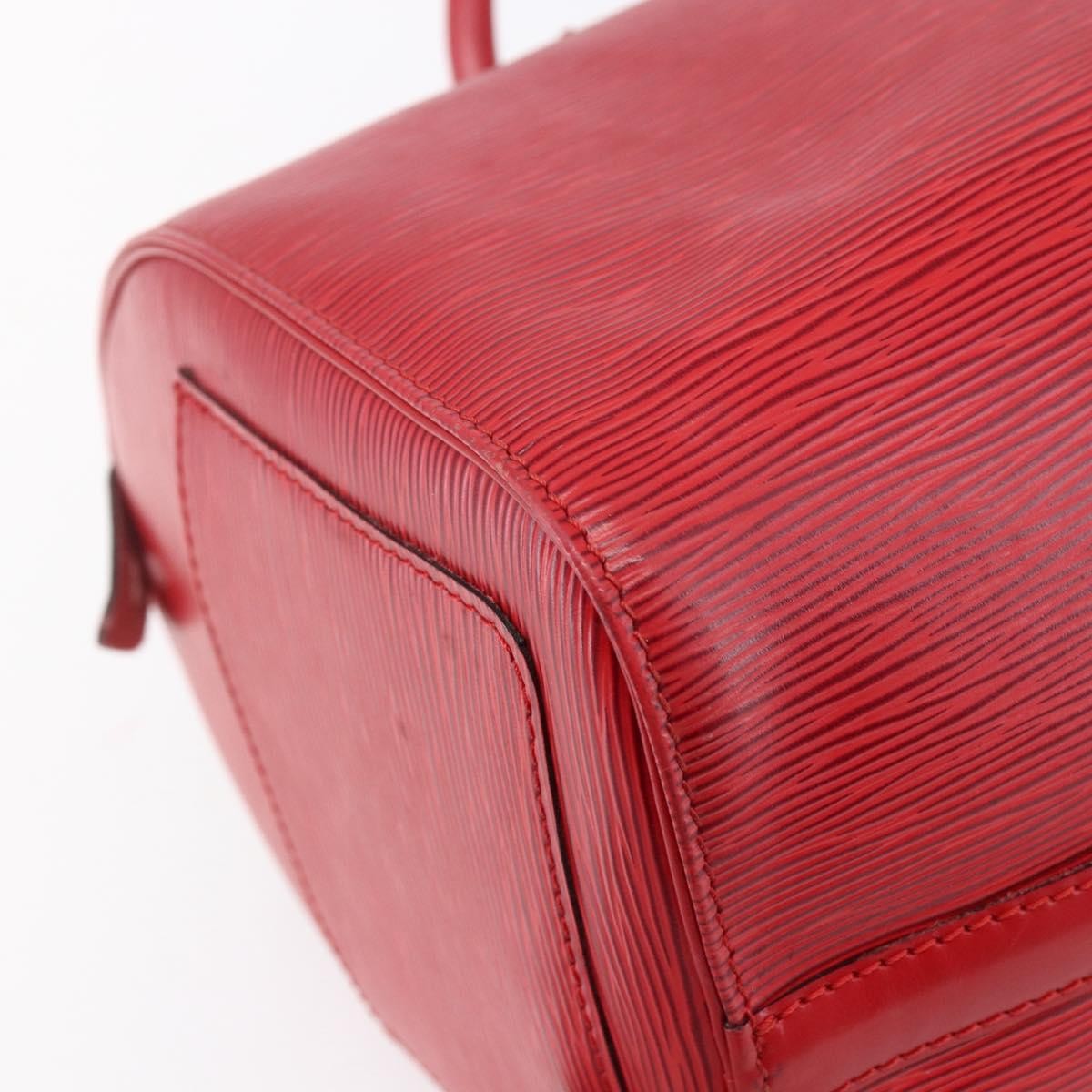 Louis Vuitton Speedy Handbag Epi Leather, RED, LEATHER, Handbag