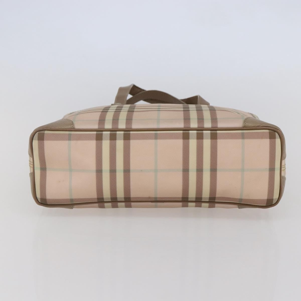 Burberry Nova Check Tote canvas check pattern, PINK, CANVAS, Tote bag