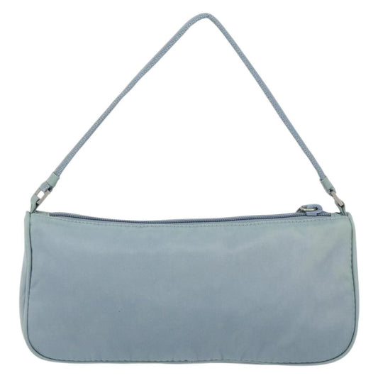 Prada Pochette Shoulder Bag Tessuto, BLUE, NYLON, Clutche & pouche