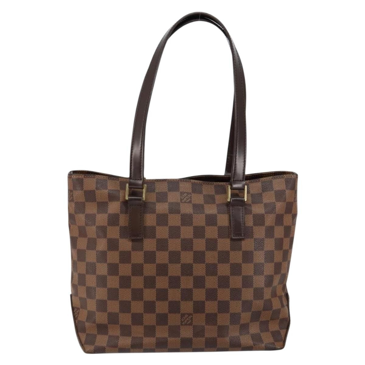Louis Vuitton Cabas Piano Damier, BROWN, CANVAS, Tote bag