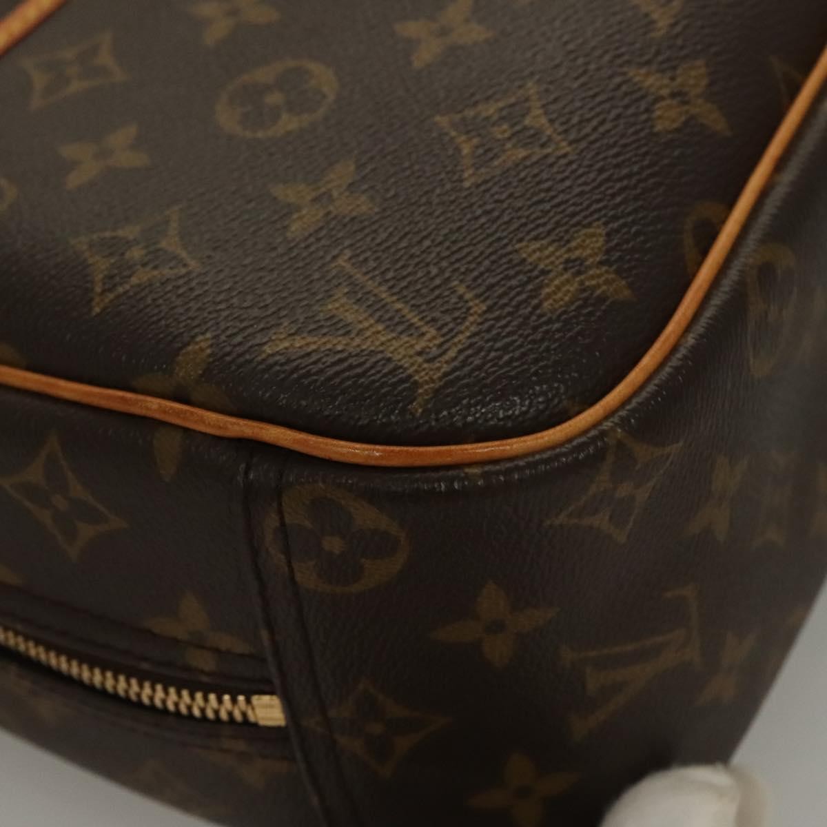 Louis Vuitton Trouville Handbag Monogram Canvas, BROWN, CANVAS, Handbag