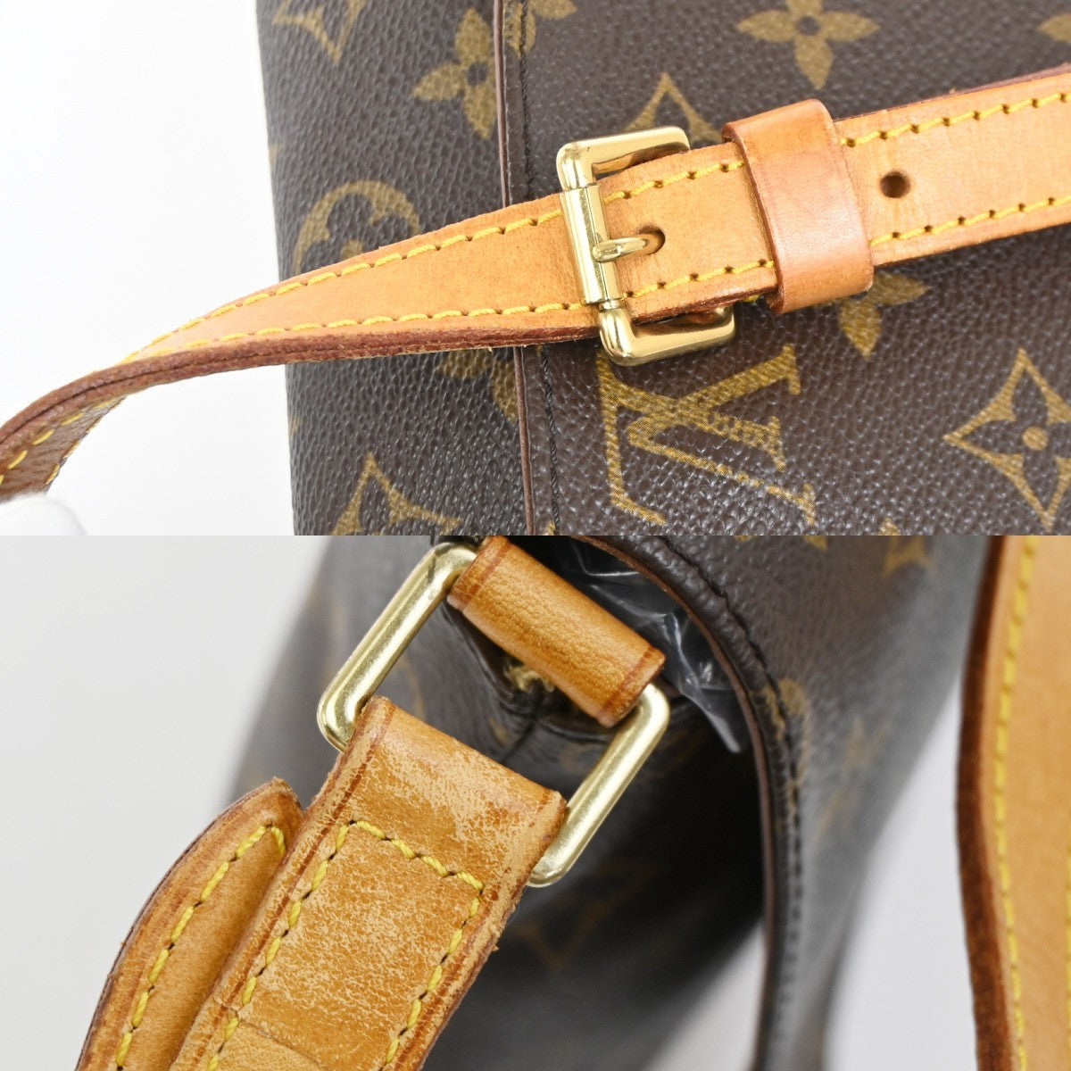Louis Vuitton Musette Tango Handbag Monogram Canvas, Brown, Canvas, Shoulder Bag