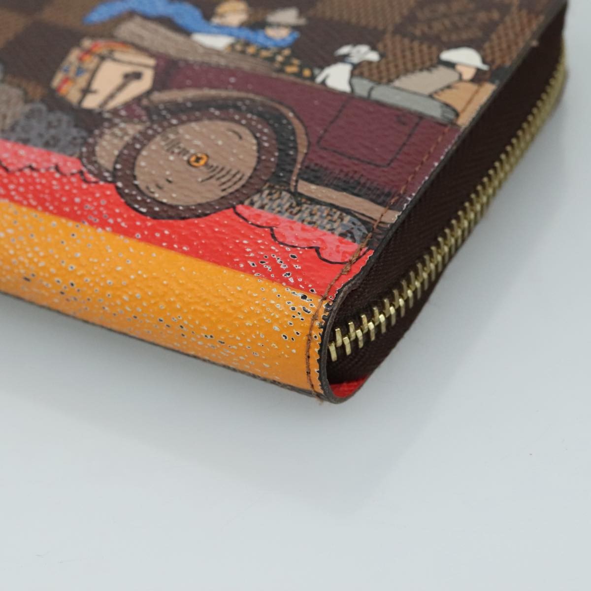 Louis Vuitton Porte-Monnaie Zippy Wallet Monogram Evasion, BROWN, CANVAS, Wallets