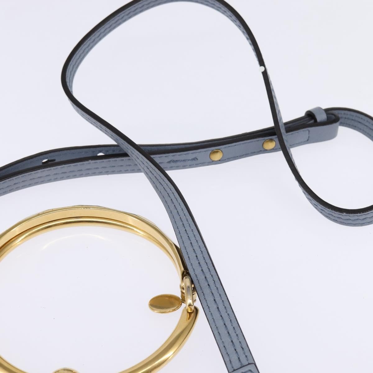 Chloe Nile Crossbody Bag Leather, BLUE, LEATHER, Crossbody bag