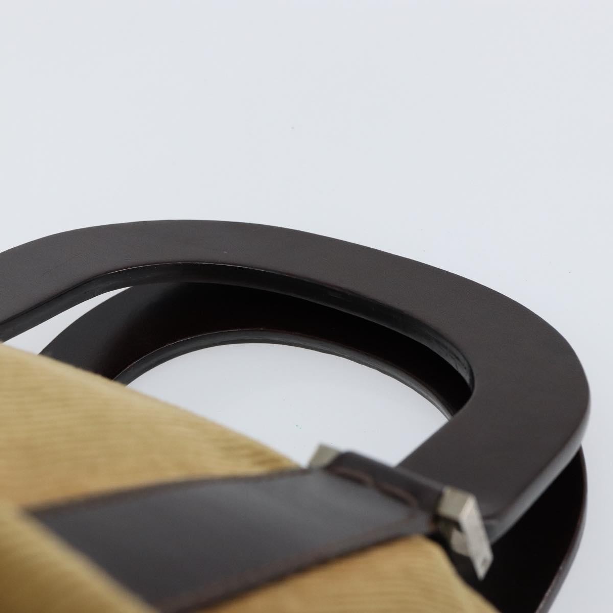 Fendi Vintage Top Handle Bag Velvet, BEIGE, VELVET, Handbag