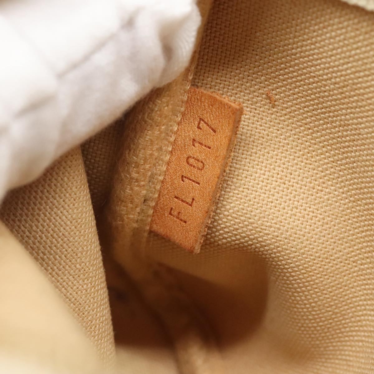 Louis Vuitton Pochette Accessoires Damier, WHITE, CANVAS, Clutche & pouche