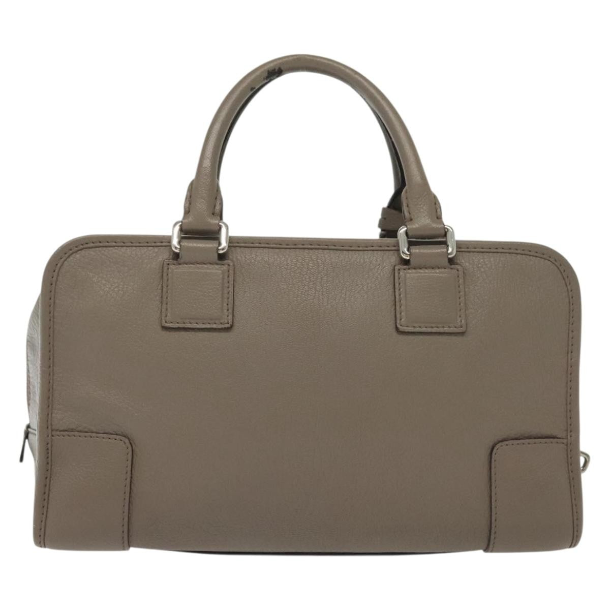 Loewe Amazona Bag Leather, GRAY, LEATHER, Handbag