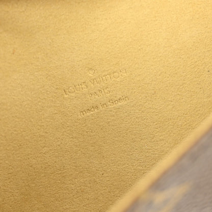 Louis Vuitton Twin Handbag Monogram Canvas, BROWN, CANVAS, Clutche & pouche