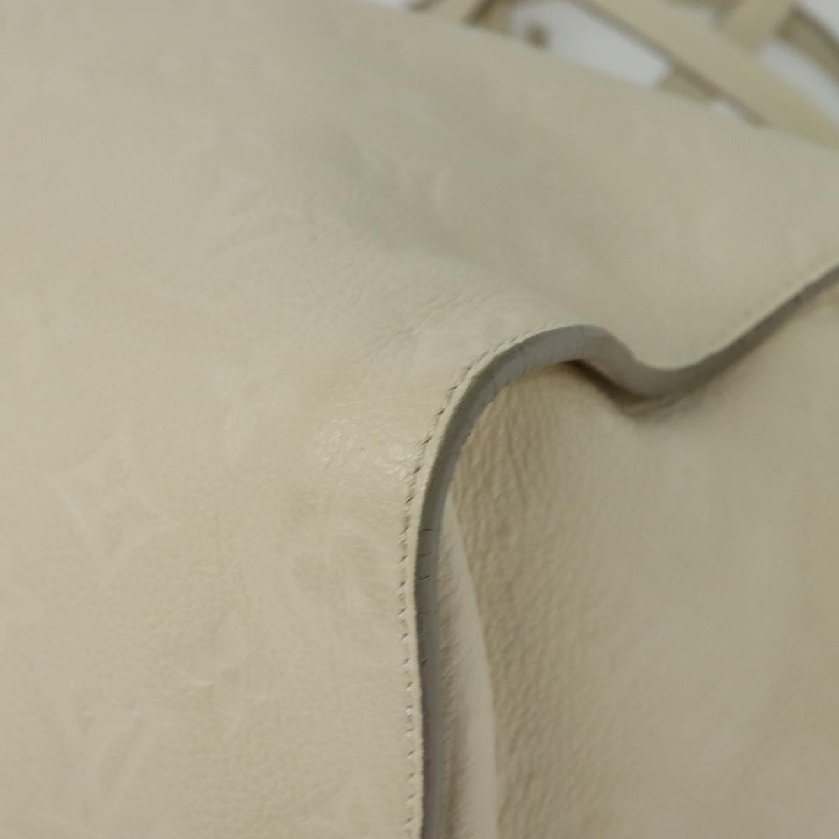 Louis Vuitton Lumineuse Handbag Monogram Empreinte Leather, WHITE, LEATHER, Handbag