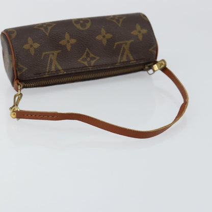 Louis Vuitton Papillon Pochette Monogram Canvas, BROWN, CANVAS, Clutche & pouche