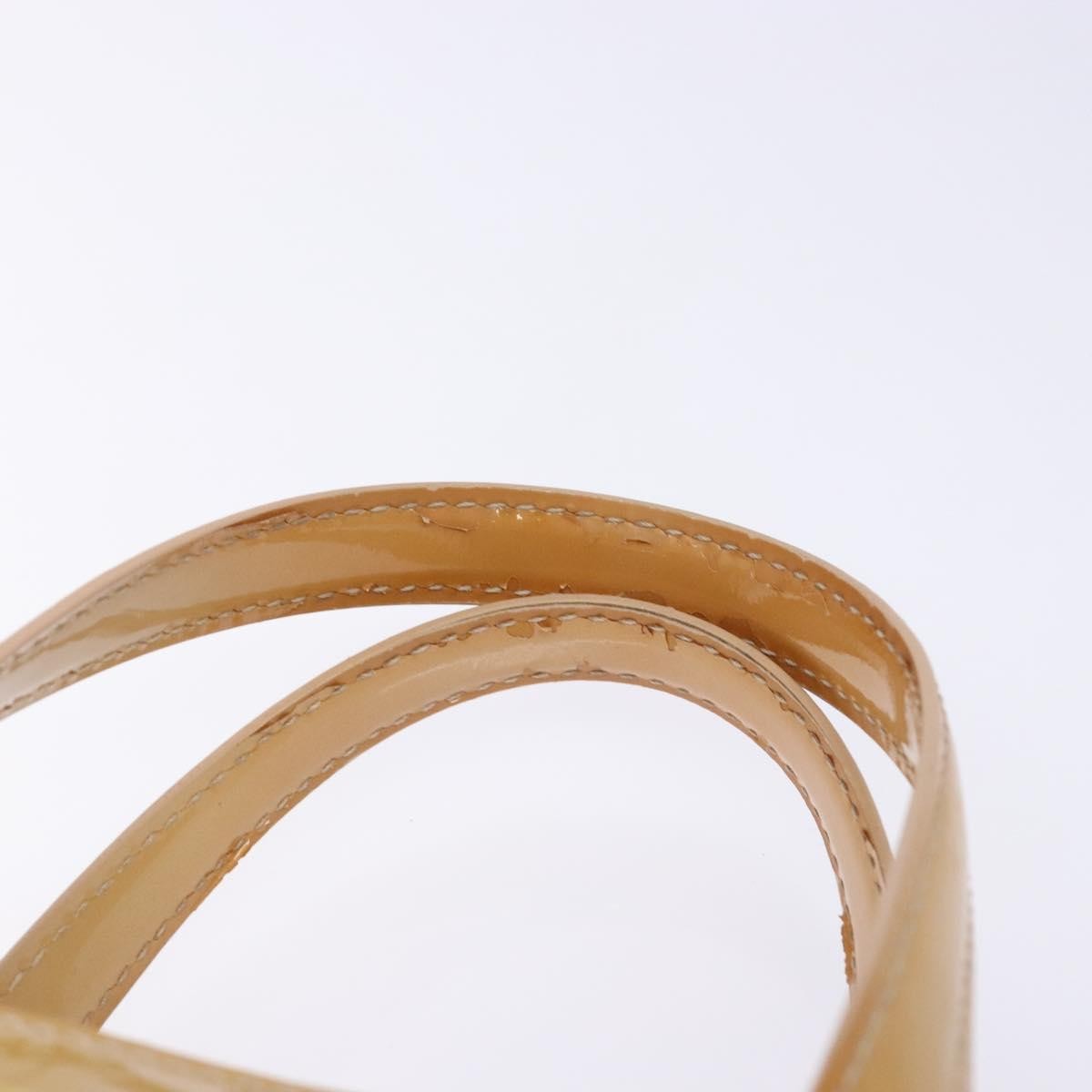 Louis Vuitton Wilshire Handbag Monogram Vernis, BEIGE, PATENT_LEATHER, Handbag