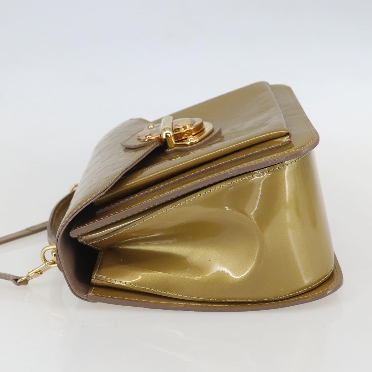 Louis Vuitton Mirada Handbag Monogram Vernis, BEIGE, PATENT_LEATHER, Handbag