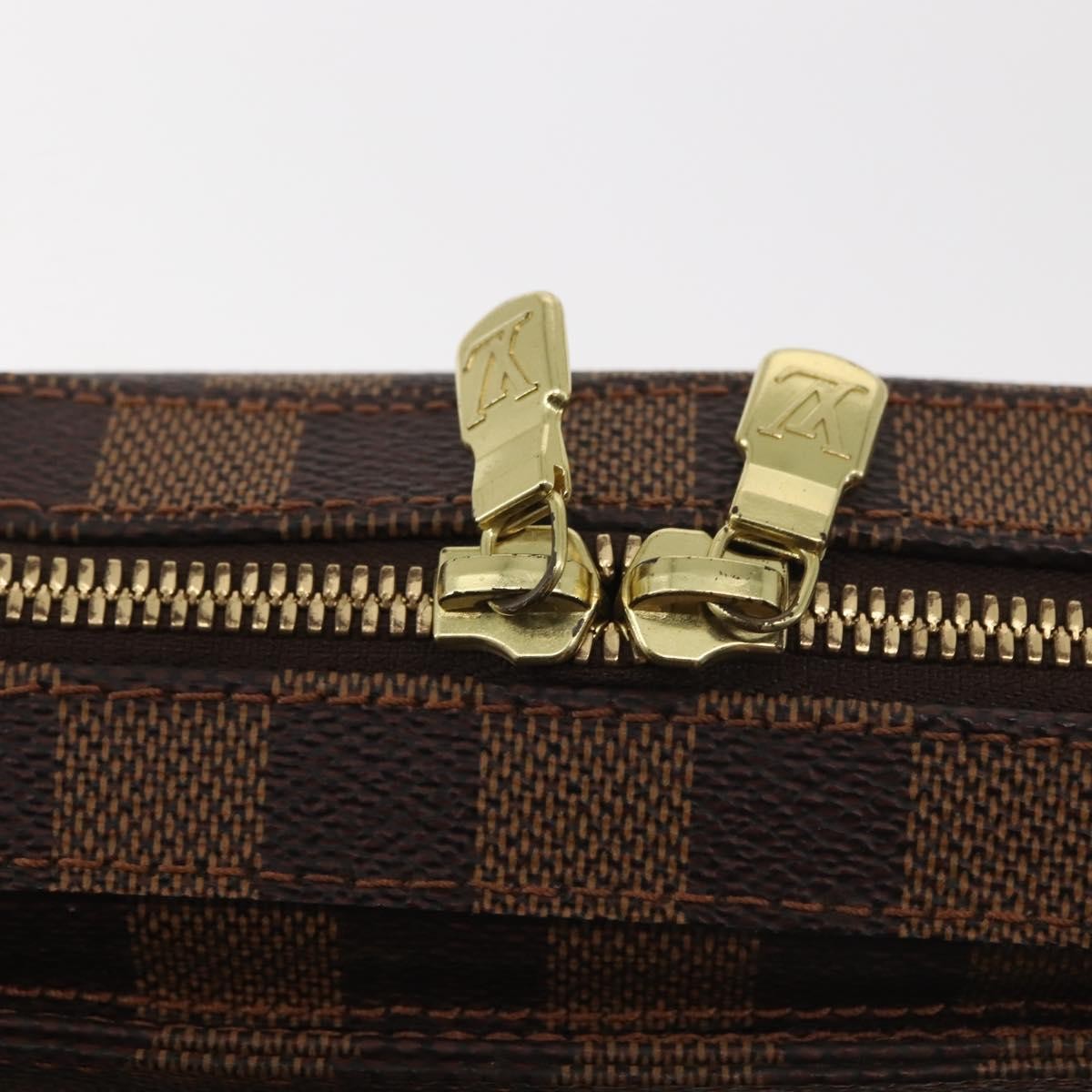 Louis Vuitton Geronimos Waist Bag Damier, BROWN, CANVAS, Shoulder bag